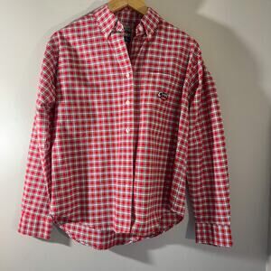 Y2K Cruel Girl Red Plaid Button Down Shirt | Prep | Western Cowgirl Rodeo